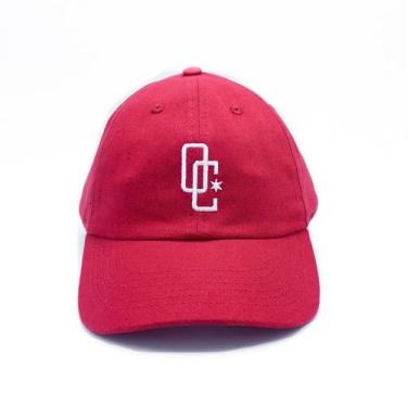 Imagem de Boné Dad Hat Overcome "Logo" Vermelho/Branco - Overcome Clothing
