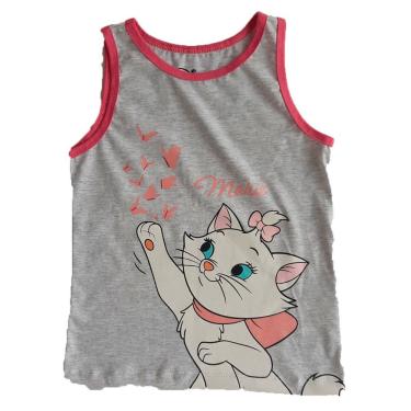 Imagem de Regata Infantil Feminina Gata Marie Borboletas 6 Anos - Basic +