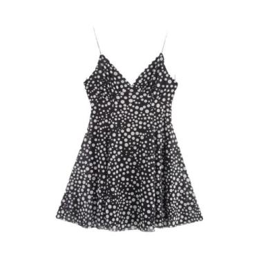 Imagem de Vestido Curto De Verão Estilo Férias Para Mulheres, Estampado Em Seda 