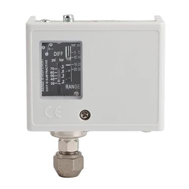 Imagem de Acouto Conjunto de Pressostato de Cobre de 20KG para Secadores, Caldeiras e Resfriadores - IP40, AC125V-AC250V, Conector de /2 pol. (Interface Padrão)