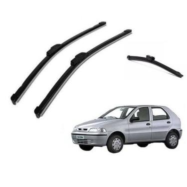 Imagem de Kit Palheta Limpador Parabrisa Para-brisa Fiat Pálio G2 2001 à 2007