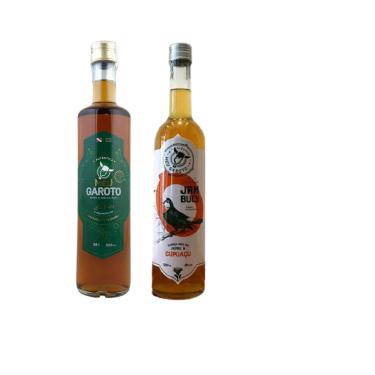 Imagem de Kit Cachaça Jambu Tradicional + Jambu com Cupuaçu 500ml cada