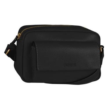 Imagem de Bolsa Média Linea Bella 6015, Preto, Único, Feminino