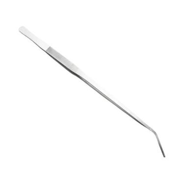 Imagem de Pinça De Aço Inoxidável Para Aquário 48cm, Alicate Reto E Curvo, Pinça