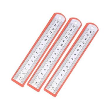 Imagem de Régua De Precisão De Aço Inoxidável Dupla Face De 15-30cm, Ferramenta 