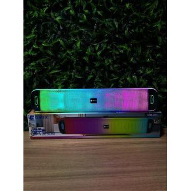 Imagem de Caixa de Som Bluetooth RGB TWS ONEX SOM-8905 - Potente e Portátil
