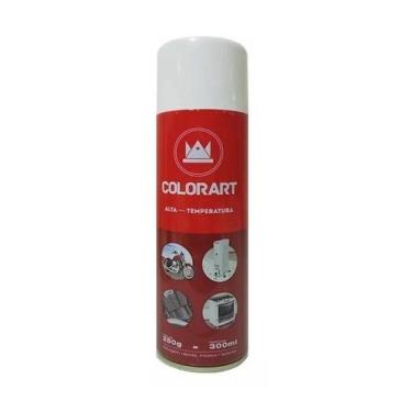 Imagem de Tinta Spray Alta Temperatura Branco - 600ºc- Colorart