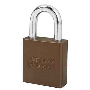 Imagem de Cadeado American Lock, 1205 marrom com chave diferente