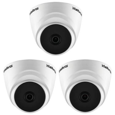 Imagem de Kit 3 Câmeras Multi HD 2 Megapixels 2.8mm 20m VHD 1220 D G7 Intelbras