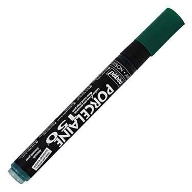 Imagem de Pebeo Porcelaine 150 marcadores sortidos de ponta de bala de tinta chinesa – verde amazonita, suprimentos para artes e artesanato, diversão para crianças, acabamento resistente ao calor, fórmula