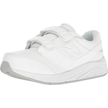 Imagem de New Balance Tênis de caminhada feminino 928 V3 Hook and Loop, Branco/Branco, 5 X-Wide