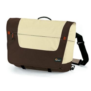 Imagem de Lowepro Bolsa para computador Messenger Factor L – serve para a maioria dos laptops de 43 cm – Expresso/Latte
