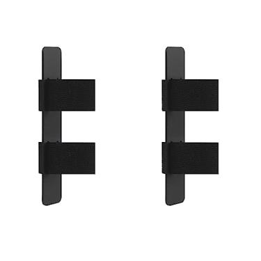 Imagem de Suporte elástico para torniquete tático com tiras de torniquete, tamanho universal, serve para todos os torniquetes de combate, ferramentas manuais, 2 peças (preto)