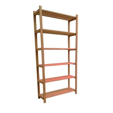 Imagem de Estante Modular 6 Prateleiras Madeira 180x90x29 cm NeonX, SEM PINTURA
