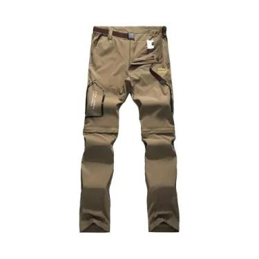 Imagem de Calça Masculina Conversível Impermeável e de Secagem Rápida com Proteç