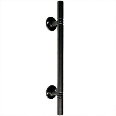 Imagem de Puxador Duplo Italy Preto Fosco 248Mm Porta Pivotante Correr