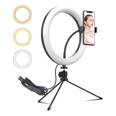 Imagem de Ring Light 8Pol 20Cm Com Mini Tripé - Bc Bora Colega Shop