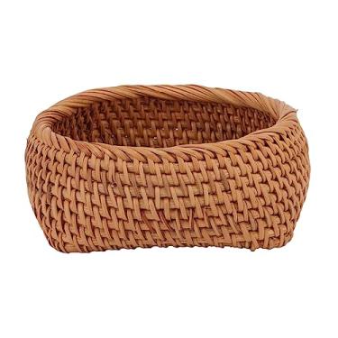 Imagem de Organizador de Vime, Cesta de Armazenamento Simples de Vime, Cesta de Cesto de Rattan de Rattan, Obra Fina, Requintada para