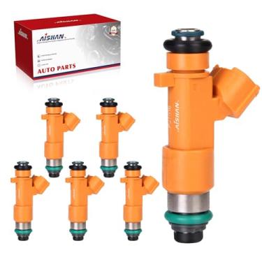 Imagem de AISHAN 6 peças de injetores de combustível com 12 furos compatíveis com Nissan 370Z 2009-2020, para Infiniti EX37 FX37 2013, G37 2008-2013, Q50 Q60 2014 2015, Q70 QX70 2014-2016, M37 2 011-2013 V6
