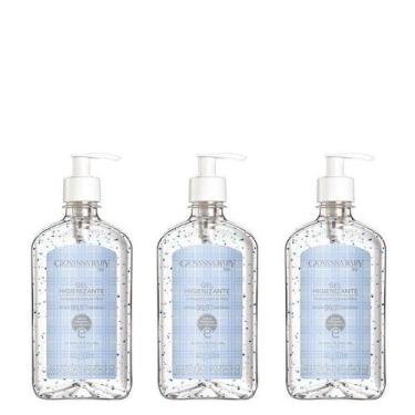 Imagem de Kit com 3 - Álcool em Gel Higienizante Giovanna Baby Blue 500ml