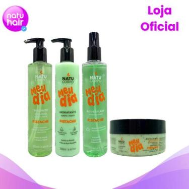 Imagem de Kit Sabonete Líquido Pistache 250ml + Hidratante de Pistache 250g+ Bod