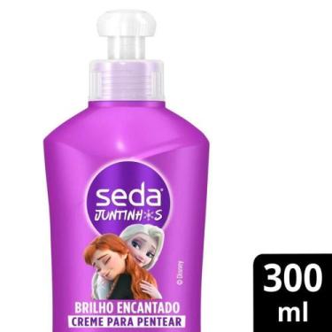 Imagem de Creme para Pentear Seda Infantil Juntinhos Frozen Brilho Encantado 300