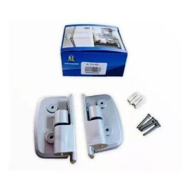 Imagem de Dobradiça Porta Box Abrir Vidro Temperado Blindex 1114 - 2un - AL ferr