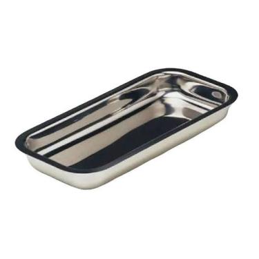 Imagem de Bandeja Lisa Inox 30X20X4 Cm Capacidade 1.700 Ml - Fami