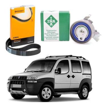 Imagem de Kit Correia Dentada Tensor Doblo Adventure 1.8 8v 2005 A 2010 - Contin