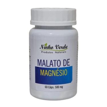 Imagem de Malato de magnésio Ninho Verde C/ 60 Cap. 500 mg. - Ninho Verde Produt