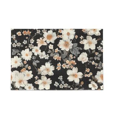 Imagem de WELLDAY Quebra-cabeça flores brancas 500 peças grande jogo de arte para adultos adolescentes