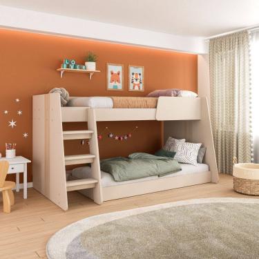 Imagem de Beliche Infantil Montessoriano Solteiro Isis Mobikasa