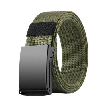 Imagem de Cinto Tático Militar Ajustável Unissex Em Nylon Com Fivela Plástica Pa