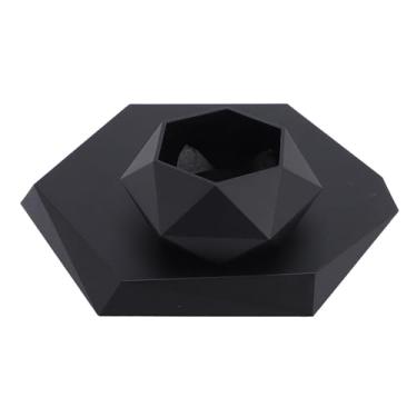 Imagem de aqxreight Vaso de Planta Flutuante de Resina Com Rotação de 360 ​​graus, Plantador de Vaso de Flores Com Levitação Magnética para Casa, Sala de Estar, Escritório, Decoração de Mesa ou Operação Não