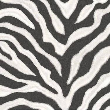 Imagem de Papel Parede Natural Fx 2 Animal Print Preto E Branco G67491