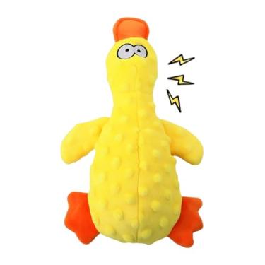 Imagem de Brinquedo De Pato Para Cães, Pelúcia Calmante com, Pato para Cachorros, Para Cães de Porte Pequeno Médio e Grande e Mastigadores Fortes Brincadeiras Treino e Lar