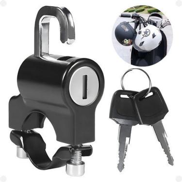 Imagem de Tranca Para Capacete Moto Fixa No Guidão