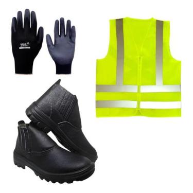 Imagem de Kit Epi Para Entregador - CLD EPIs, Amarelo, 39 BR