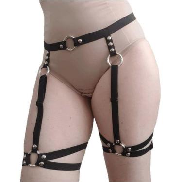Imagem de Cinta Liga Harness de Perna Elástica Regulável - Leg Garter Spectrus, 