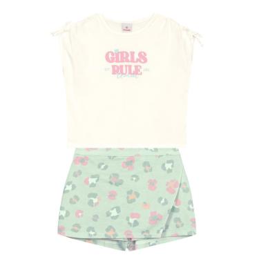 Imagem de Conjunto infantil menina animal print Brandili-Feminino