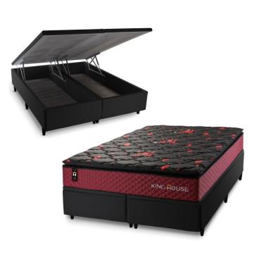 Imagem de Cama Box Baú Toronto com Molas Ensacadas 193x203 King House