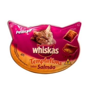 Imagem de Petiscos de gato whiskas sabor salmão - Whiscas