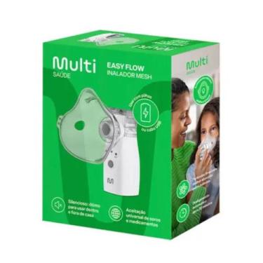 Imagem de Inalador Portátil Mesh Easy Air Hc215 Branco 127/220v Multilaser, Bivo