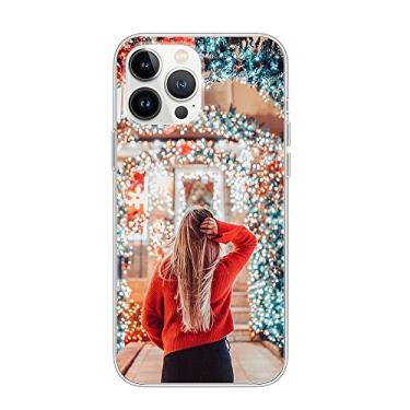 Imagem de Capa de Natal de Ano Novo compatível com iPhone 14 Pro Max Capa padrão de Natal compatível com iPhone 13 11 12 Pro Max Mini XS X XR 7 8 14 Plus (iPhone11 Pro, 12)