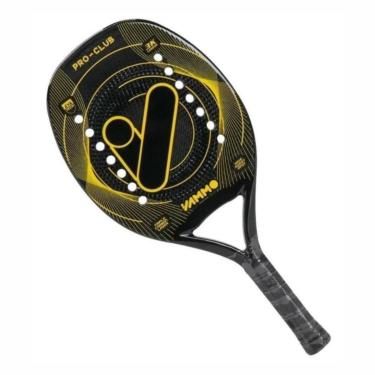 Imagem de Raquete Beach Tennis Vammo Pro Club Full Carbono 3k - Preta-Unissex