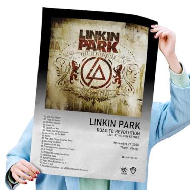 Imagem de Poster Autoadesivo 40x60cm Álbum Spotify Road To Revolution, Rock, Nu-metal, Alternative Rock, Electronic, Alternative Metal
