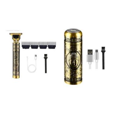 Imagem de Kit maquina de corta cabelo + mini barbeador portatil - Razor