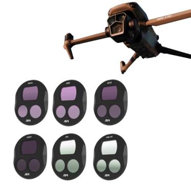 Imagem de TEHAOUU Kit de filtro de lente para DJI Mavic 4 Pro filtro UV CPL GND ND protetor resistente a óleo à prova d'água Mavic 4 Pro acessórios fotografia (CPL&UV&ND8&ND16&ND32&ND64)