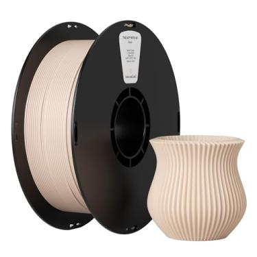 Imagem de kexcelled Filamento PETG de fibra de vidro 1,75 mm rosa creme baunilha, filamento de impressora 3D PETG GF superfície fosca 1 kg, alto impacto e encolhimento de material reduzido, serve para a maioria