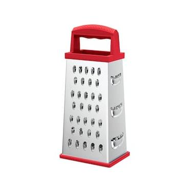 Imagem de Ralador 4 Faces 8 Inox Euro Home - Vermelho